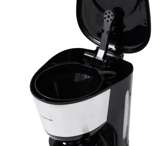 Koffiezetapparaat Inventum 1.25liter zwart met rvs