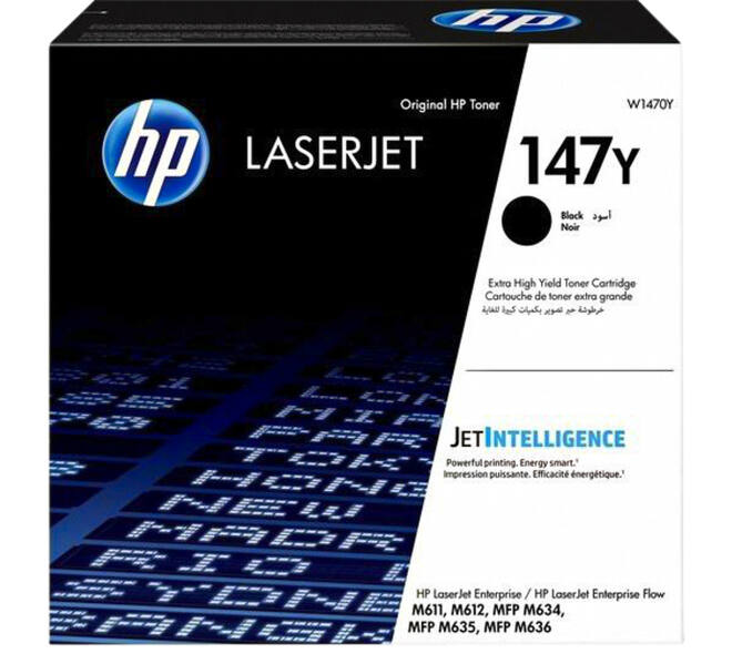 Tonercartridge HP W1470Y 147Y zwart