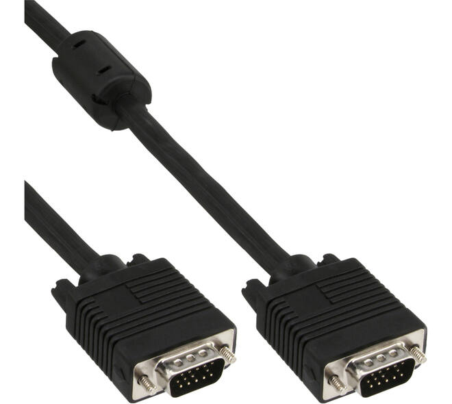 Kabel InLine S VGA 15HD M-M 2 meter zwart