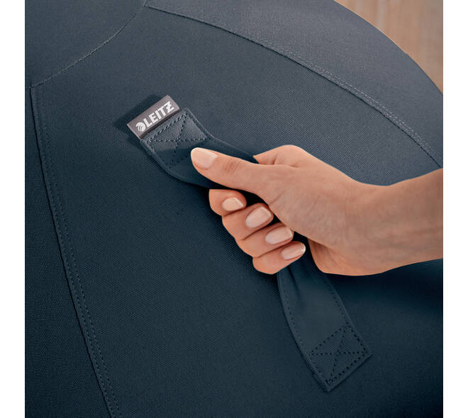 Actieve zitbal Leitz Ergo Cosy 65cm donkergrijs