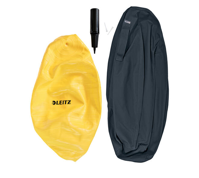 Actieve zitbal Leitz Ergo Cosy 65cm donkergrijs