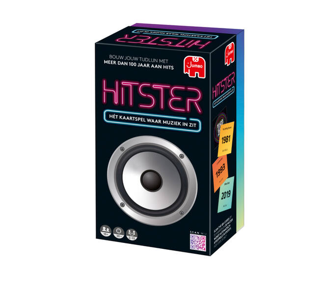 Kaartspel Hitster 16+ waar muziek in zit