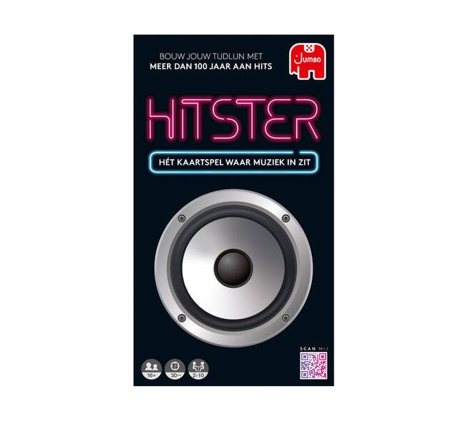 Kaartspel Hitster 16+ waar muziek in zit