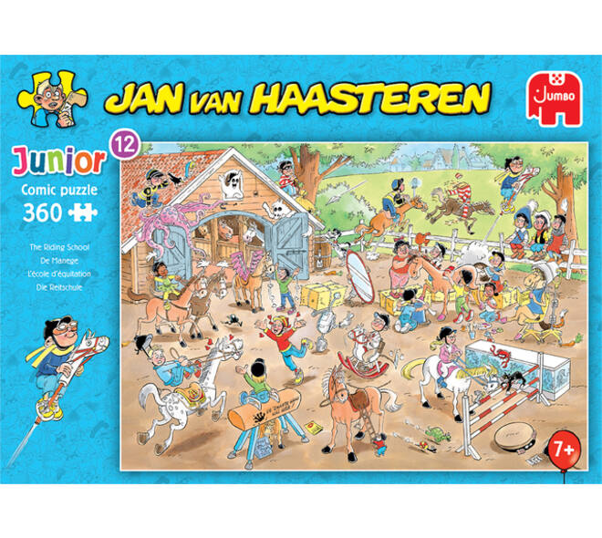 Puzzel Jan van Haasteren Junior The Riding School 360 stukjes