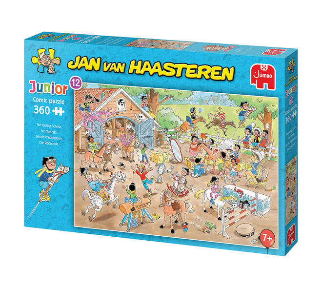 Puzzel Jan van Haasteren Junior The Riding School 360 stukjes