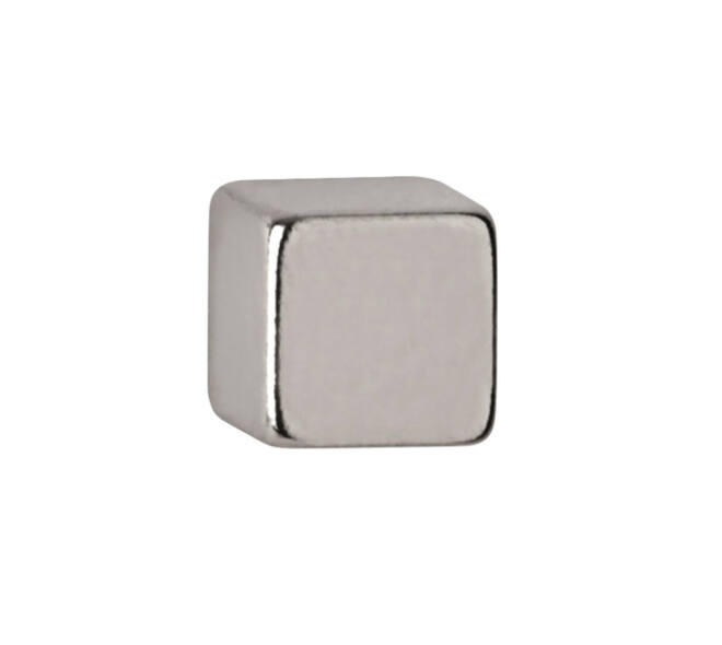 Magneet MAUL Neodymium kubus 5x5x5mm 1.1kg 10 stuks