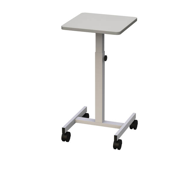 Mobiele tafel MAUL 37,5 x 39,0cm hoogte 64-100cm tot 20kg geremd