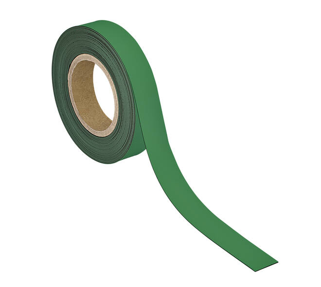 Magneetband MAUL beschrijf- wisbaar 10mx30mmx1mm groen