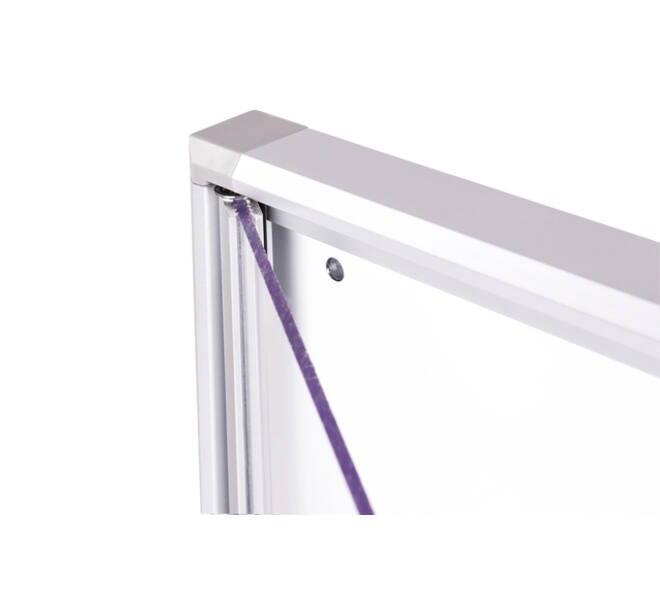 Binnenvitrine wand MAULextraslim whiteboard 6xA4 met slot