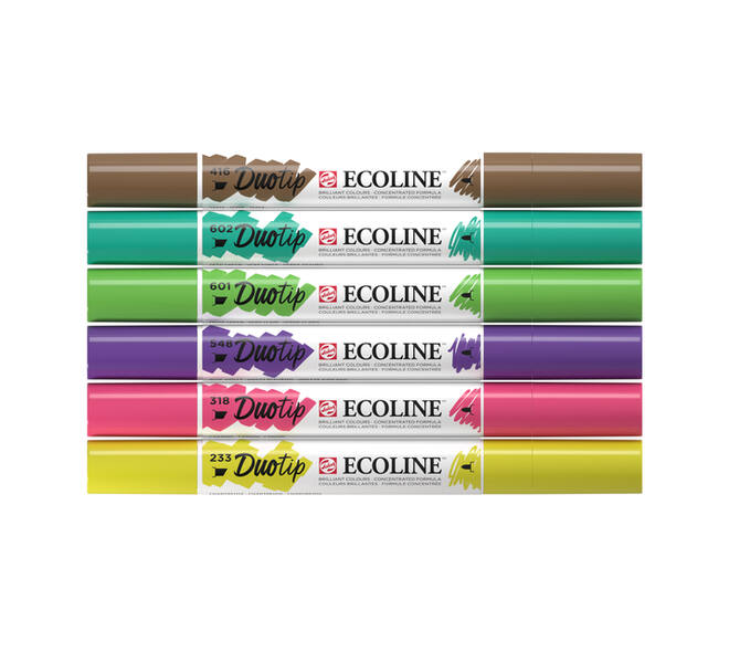 Duotip Talens Ecoline set à 6 stuks botanisch