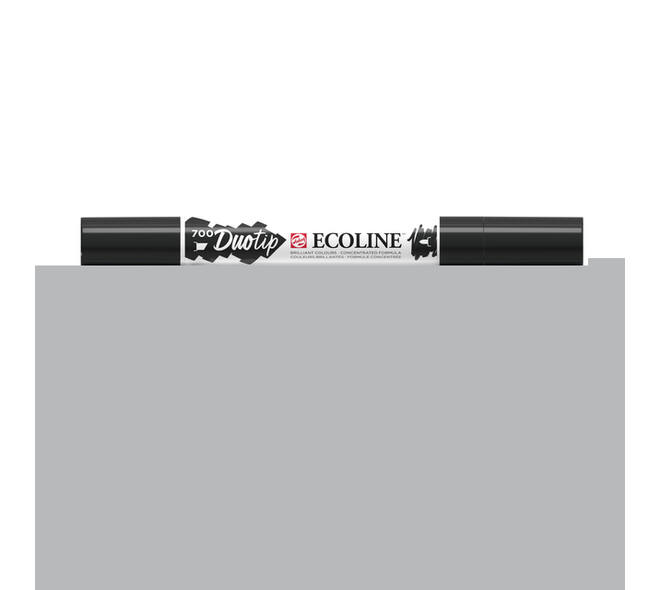 Duotip Talens Ecoline set à 3 stuks zwart en grijs