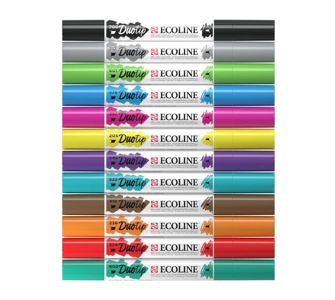 Duotip Talens Ecoline set à 12 stuks basis