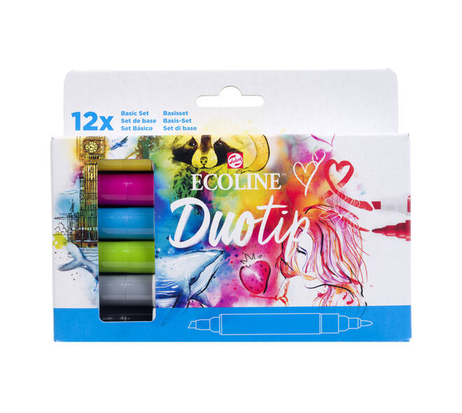 Duotip Talens Ecoline set à 12 stuks basis