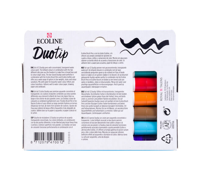 Duotip Talens Ecoline set à 12 stuks basis