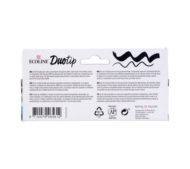 Duotip Talens Ecoline set à 3 stuks secundair