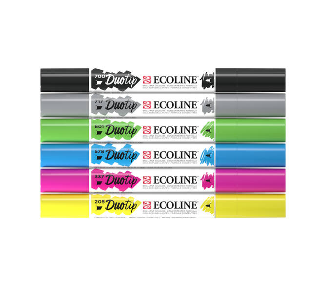 Duotip Talens Ecoline set à 6 stuks basis