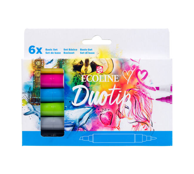 Duotip Talens Ecoline set à 6 stuks basis