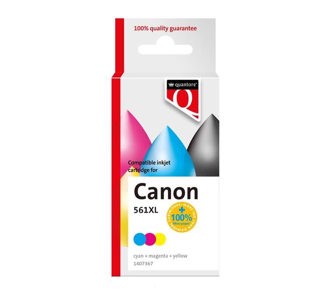 Inktcartridge Quantore alternatief tbv Canon CL561XL kleur