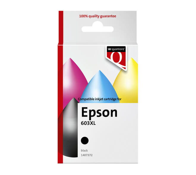 Inktcartridge Quantore alternatief tbv Epson 603XL zwart