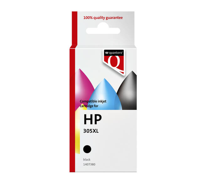 Inktcartridge Quantore alternatief tbv HP 305XL zwart