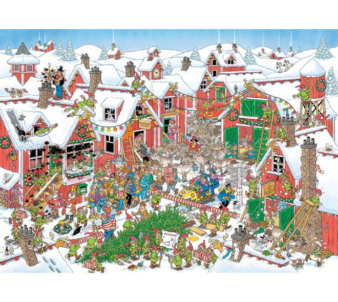 Puzzel Jan van Haasteren Santa's Village 1000 stukjes