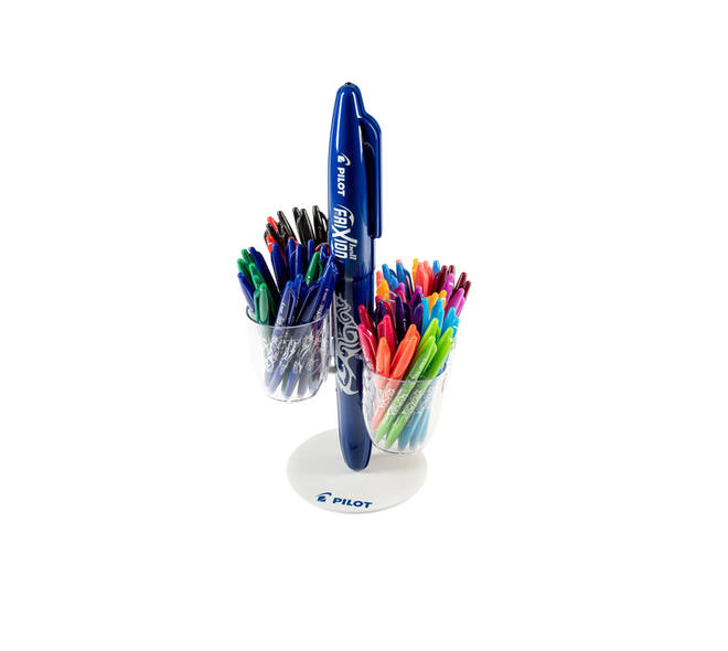 Rollerpen PILOT friXion medium assorti display à 96 stuks
