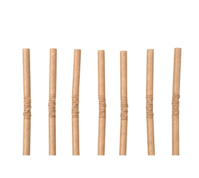 Drinkrietje IEZZY karton buigbaar Ø 6x240mm 100% fair 200 stuks bruin