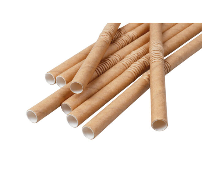 Drinkrietje IEZZY karton buigbaar Ø 6x240mm 100% fair 200 stuks bruin