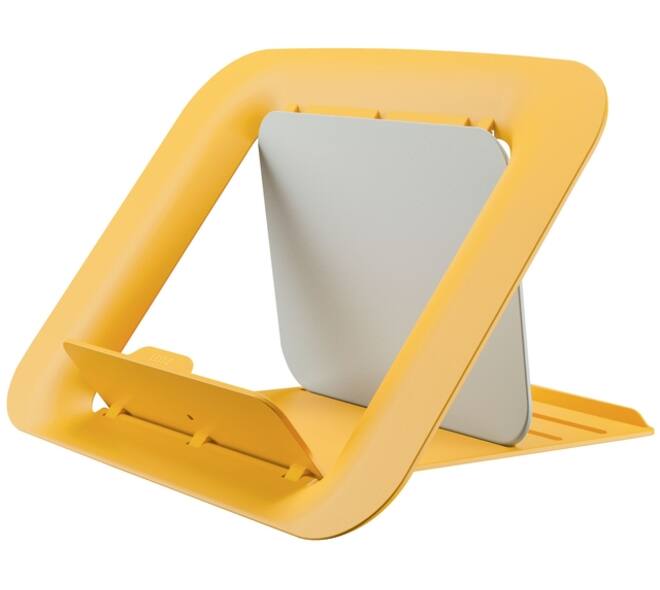 Laptopstandaard Leitz Ergo Cosy verstelbaar recyled geel