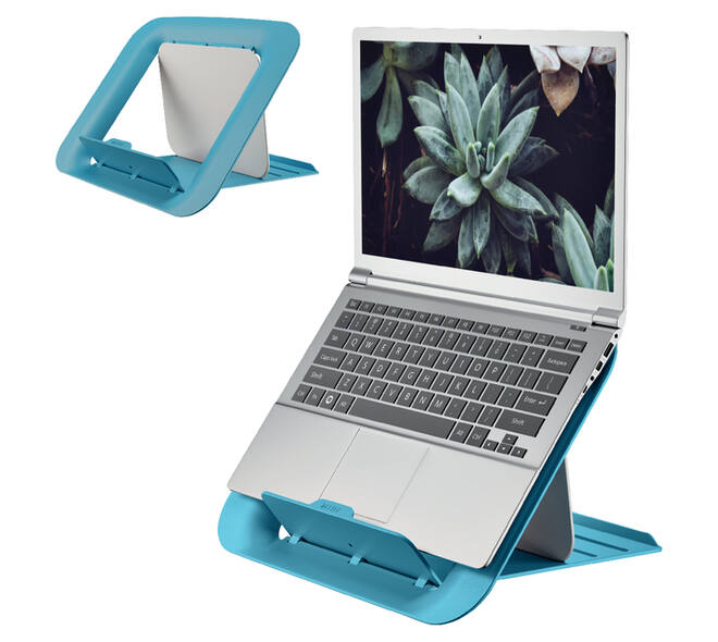 Laptopstandaard Leitz Ergo Cosy verstelbaar recyled blauw