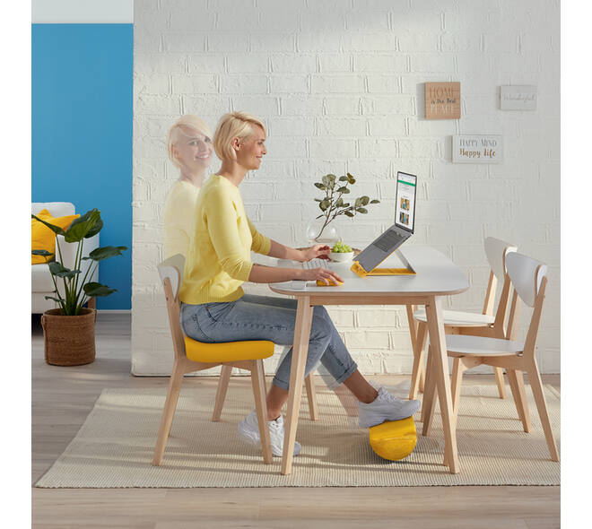 Laptopstandaard Leitz Ergo Cosy verstelbaar recyled blauw