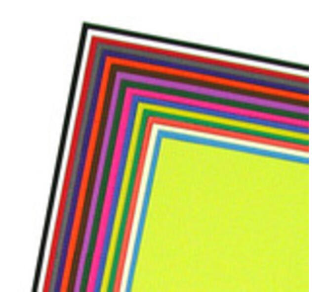 Omslagpapier Papyrus 50x70cm 120gr 100 vel assorti
