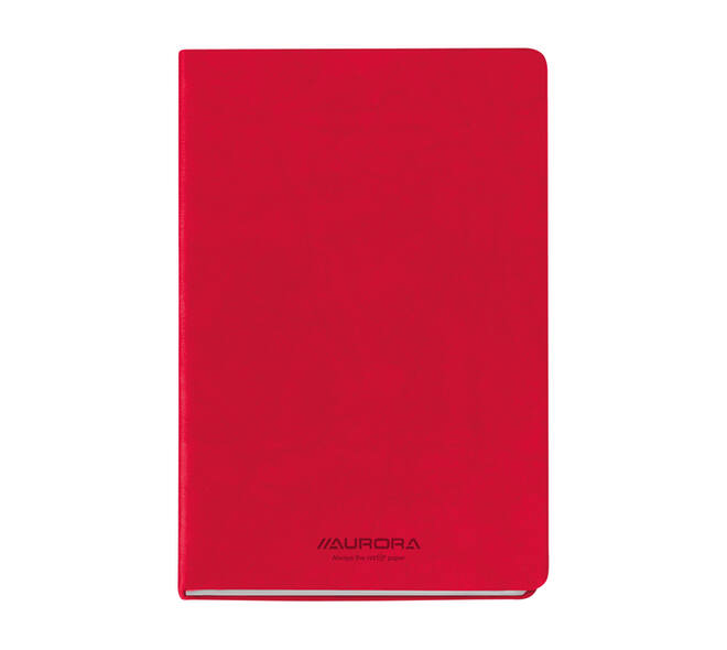 Notitieboek Aurora Capri A5 192blz lijn 80gr rood