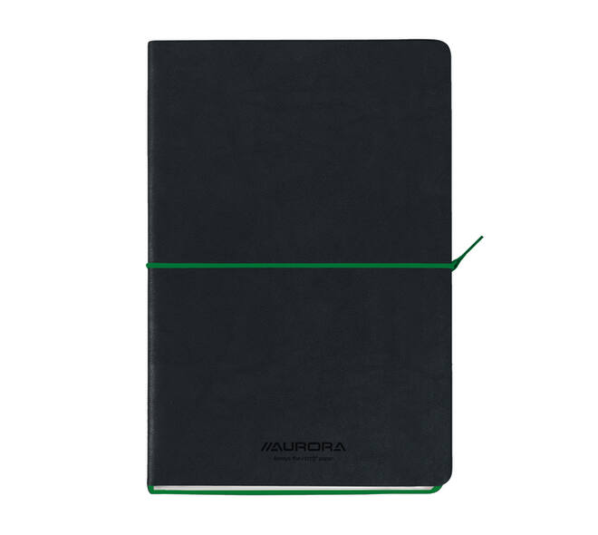 Notitieboek Aurora Tesoro A5 192blz lijn 80gr groen