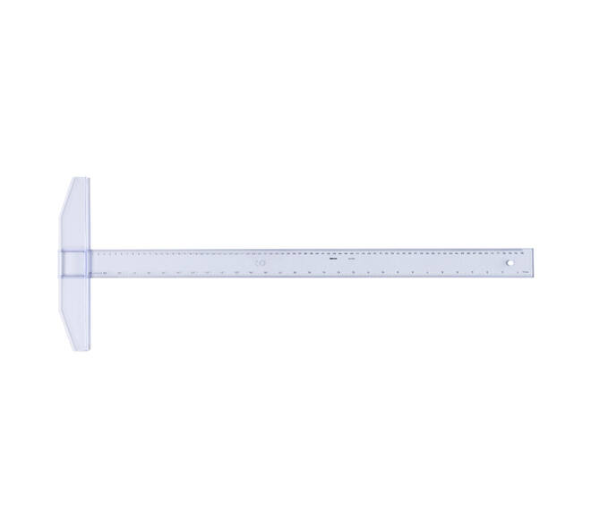 Tekenhaak Aristo GeoCollege 75cm transparant