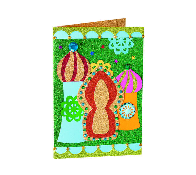 Glitterkarton Folia 50x70cm 300gr 5 vel classic assorti