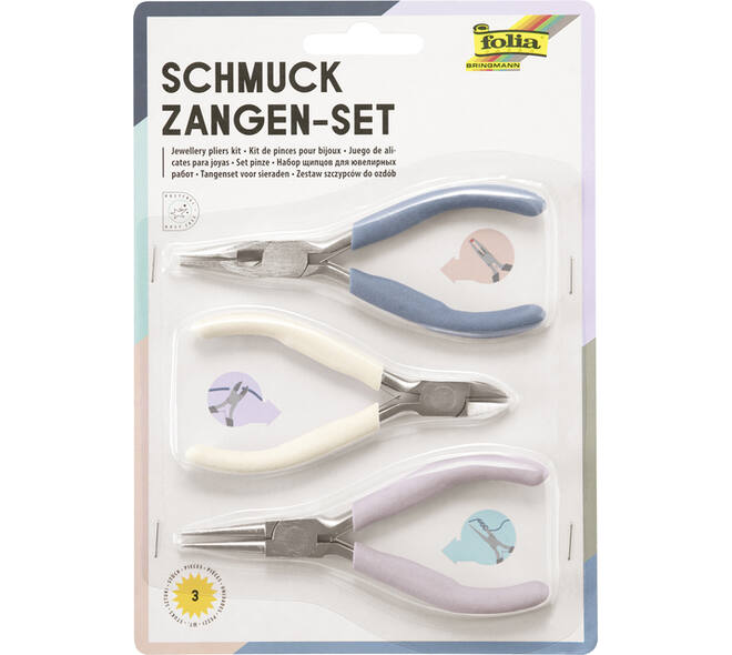 Sierraden tangen Folia set á 3 stuks