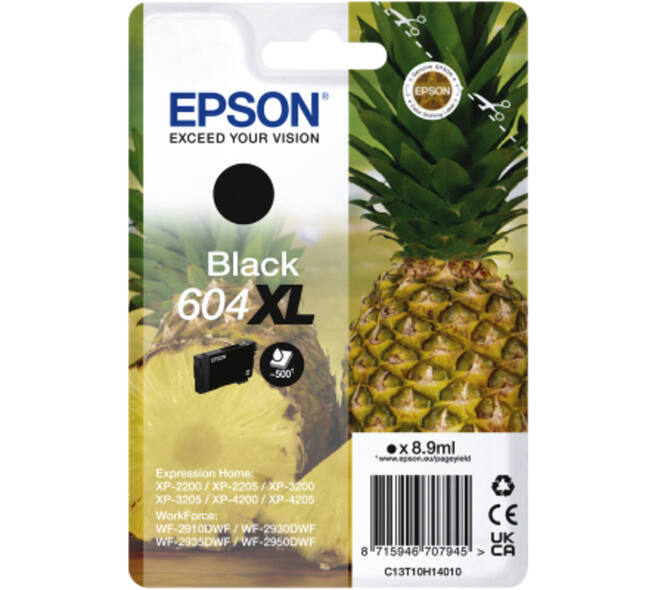 Inktcartridge Epson 604XL T10H14 zwart