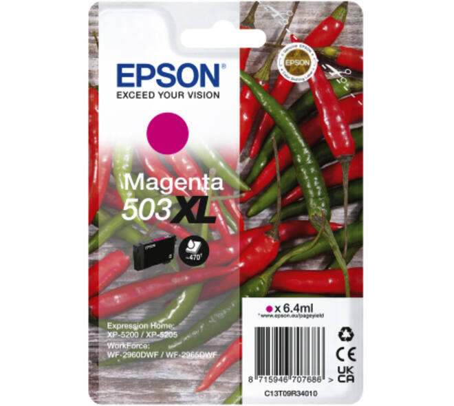 Inktcartridge Epson 503XL T09R34 rood