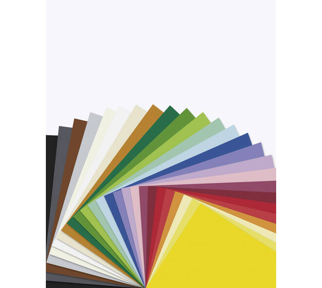 Fotokartonblok Folia 300gr 24x34cm 25vel jumbo assorti