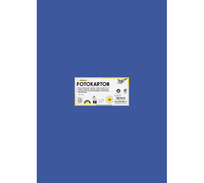 Fotokarton Folia 300gr 50x70cm 35 koningsblauw