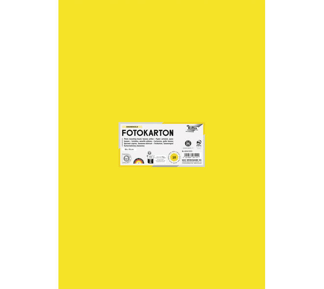 Fotokarton Folia 300gr 50x70cm 14 banaangeel