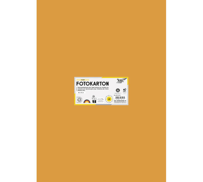 Fotokarton Folia 300gr 50x70cm 17 oker