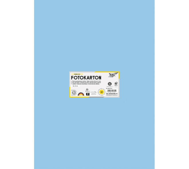 Fotokarton Folia 300gr 50x70cm 30 hemelblauw