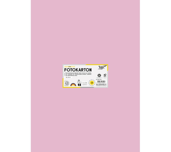 Fotokarton Folia 300gr 50x70cm 26 lichtroze