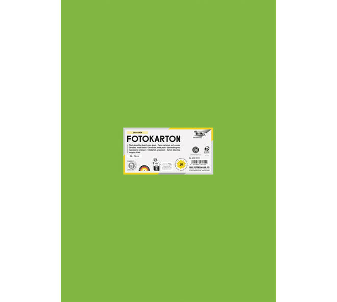 Fotokarton Folia 300gr 50x70cm 55 grasgroen
