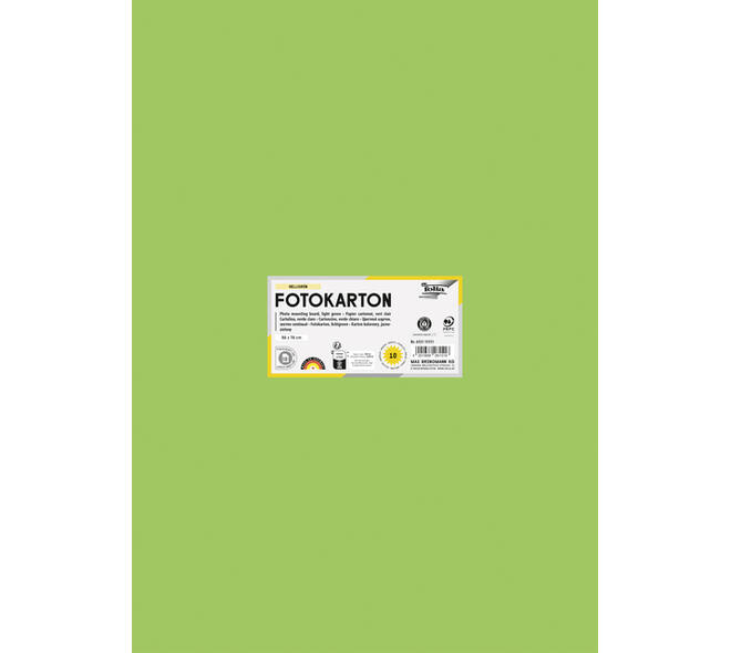 Fotokarton Folia 300gr 50x70cm 51 lichtgroen
