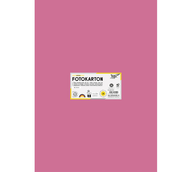 Fotokarton Folia 300gr 50x70cm 29 oudroze