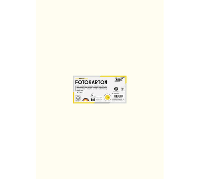 Fotokarton Folia 300gr 50x70cm 01 parelwit