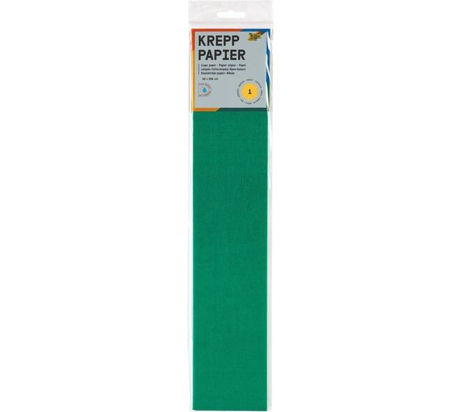 Crêpepapier Folia 50x250cm 10vel 141 mosgroen